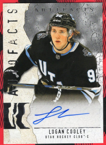 2025-26 Upper Deck Artifacts Autofacts Af-Lc Auto Logan Cooley