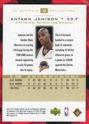 2001 Upper Deck Ud Ultimate Collections #18 Antawn Jamison /749