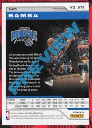 2018-19 Panini Obsidian Rookie Preview Mo Rookie Rc Mo Bamba