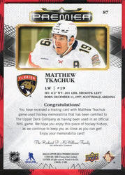2022-23 Upper Deck Premier Jersey #87 Matthew Tkachuk