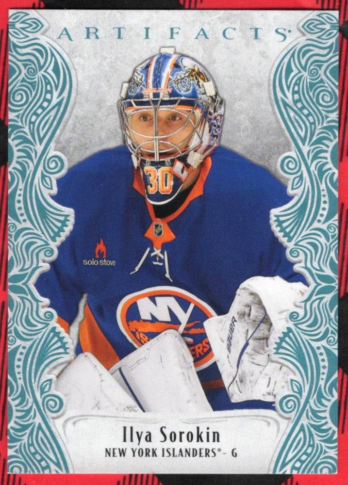 2025-26 Upper Deck Artifacts Metallic Blue #144 Ilya Sorokin /40