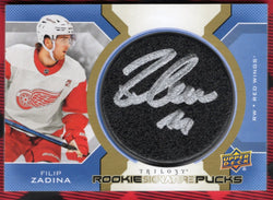 2019-20 Upper Deck Trilogy Rookie Signature Pucks Rsp-Fz Rookie Rc Auto Filip Zadina