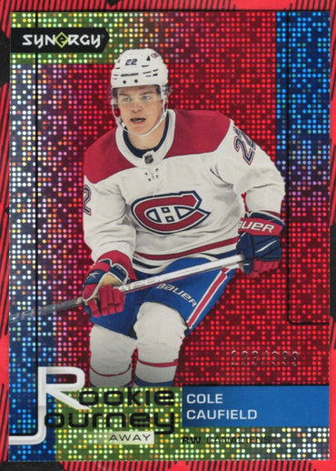 2021-22 Upper Deck Synergy Rookie Journey Rj-5 Cole Caufield /399