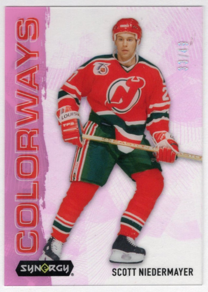 2024-25 Upper Deck Synergy Colorways L-25 Scott Niedermayer /49