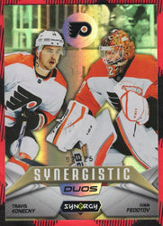 2024-25 Upper Deck Synergy Synergistic Duos Sd-4 Travis Konecny Ivan Fedotov /25
