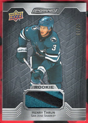 2023-24 Upper Deck Engrained Rookie Patch #150 Rookie Rc Henry Thrun (1)/35