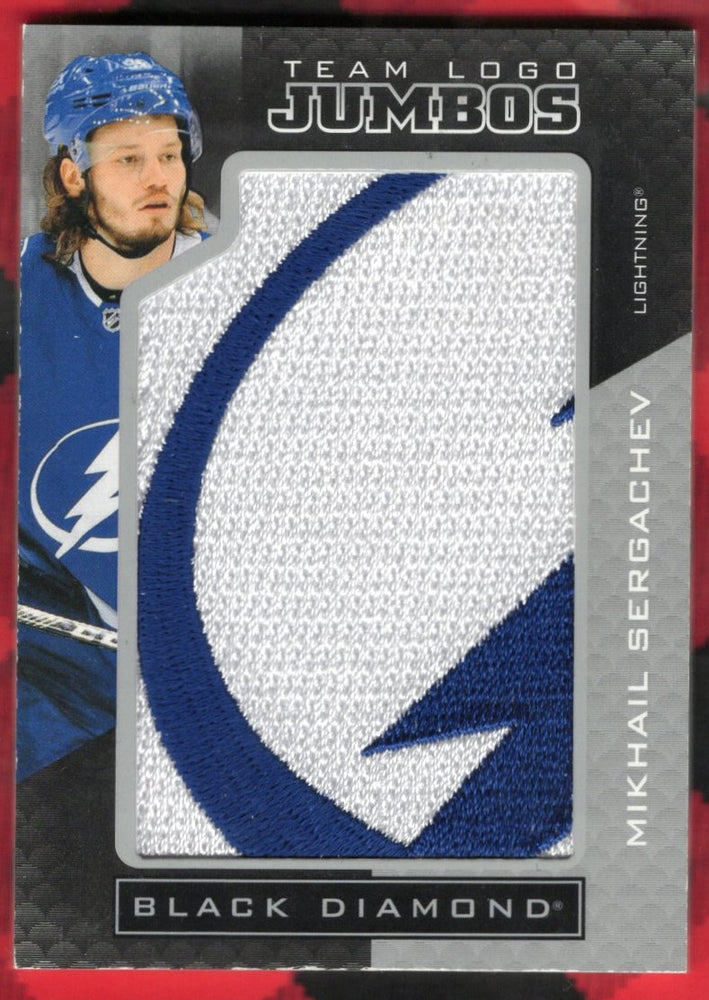 2021-22 Upper Deck Black Diamond Team Logo Jumbos Tltb-Ms Mikhail Sergachev