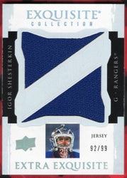 2021-22 Upper Deck Exquisite Collection Extra Exquisite Ece-Is Igo Shesterkin /99