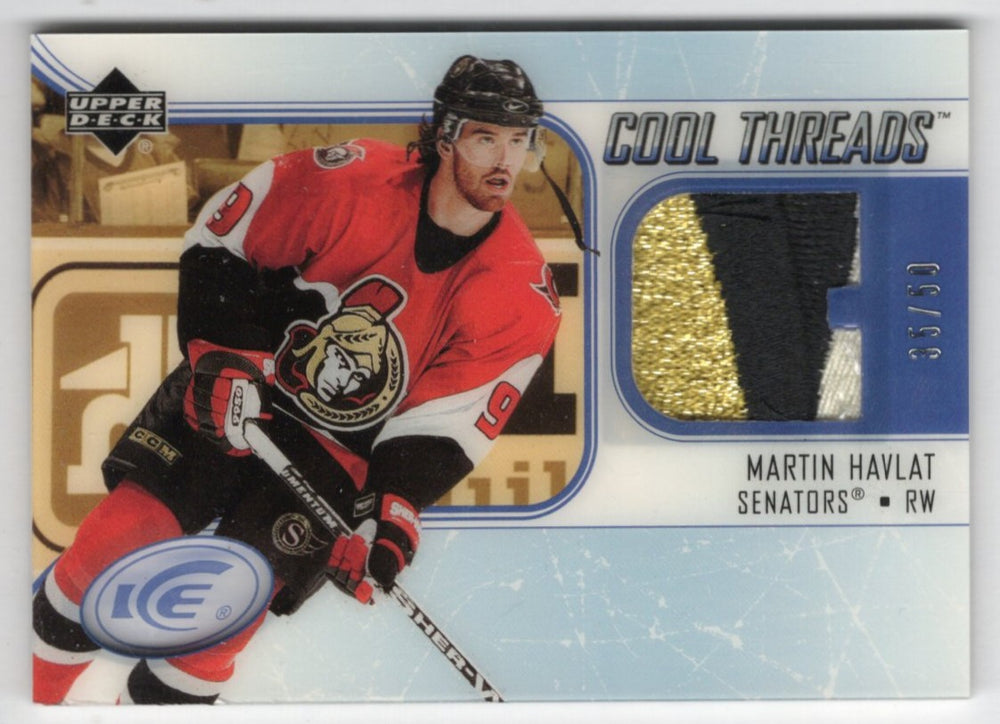 2005-06 Upper Deck Ice Cool Threads Ctp-Mv Martin Havlat /50