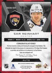 2025-26 Upper Deck Black Diamond Auto Bdb-Sr Auto Sam Reinhart /99