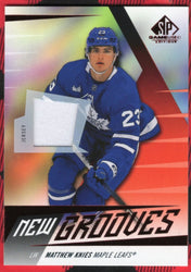 2024-25 Upper Deck Sp Game Used New Grooves Jersey Ng-8 Rookie Rc Matthew Knies