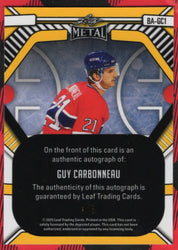 2025 Leaf Metal Blue Auto Aba-Gc1 Auto Guy Carbonneau /8