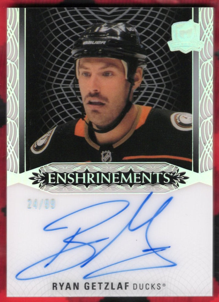 2022-23 Upper Deck The Cup Enshrinements E-Rg Auto Ryan Getzlaf /99