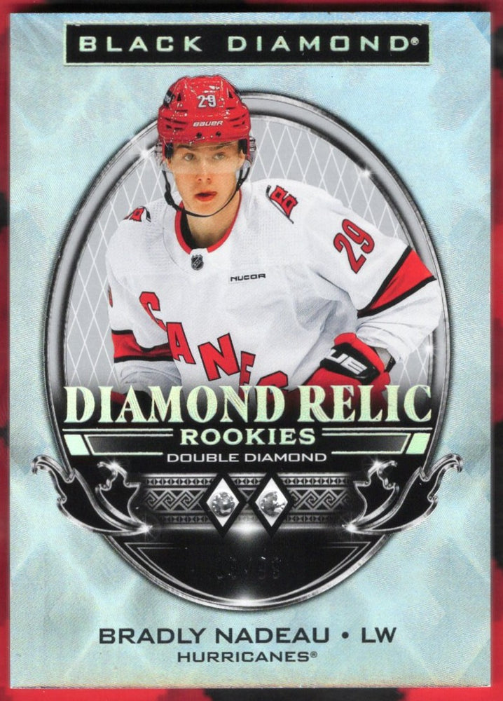 2024-25 Upper Deck Black Diamond Diamond Relic Rookies Bdr-Bn Rookie Rc Bradly Nadeau /99