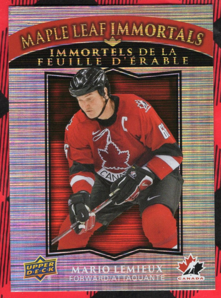 2025-26 Upper Deck Tim Hortons Collectors Series Maple Leaf Immortals Ml-3 Mario Lemeiux