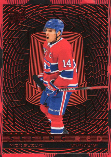2023-24 Upper Deck Extended Seeing Red Sr-25 Nick Suzuki