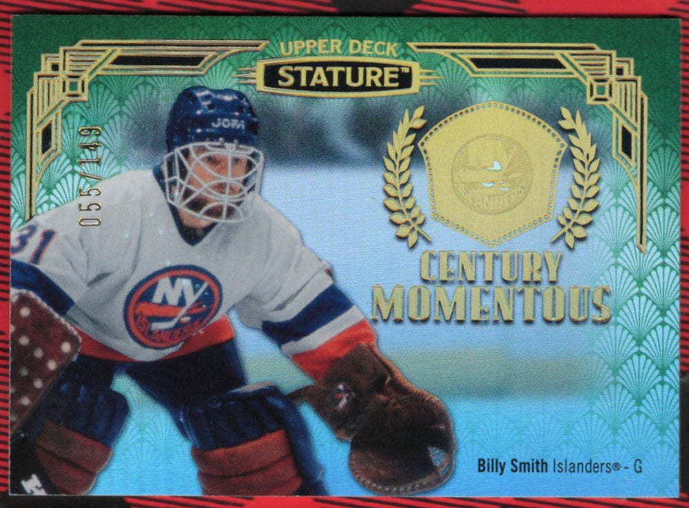 2020-21 Upper Deck Stature Century Momentous Cm-17 Billy Smith /149