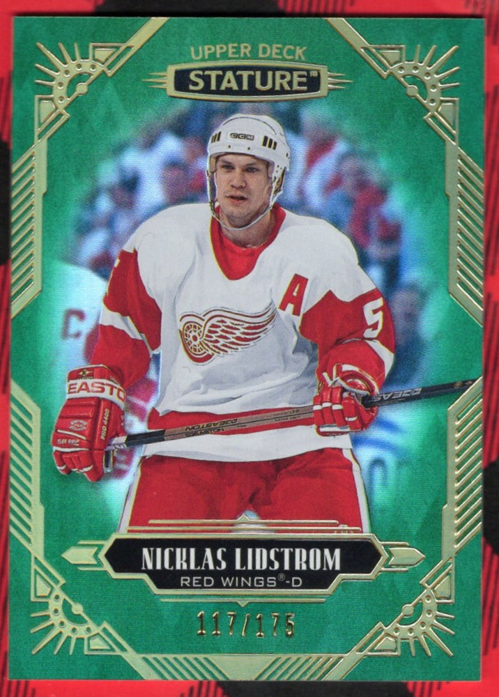 2020-21 Upper Deck Stature Green #81 Nicklas Lidstrom /175