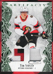 2025-26 Upper Deck Artifacts Emerald Material #56 Tim Stutzle /65
