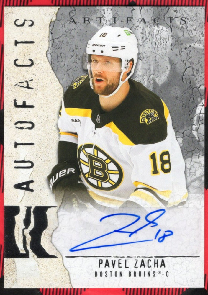2025-26 Upper Deck Artifacts Autofacts Af-Pz Auto Pavel Zacha