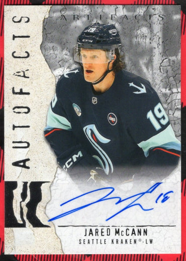 2025-26 Upper Deck Artifacts Autofacts Af-Jm Auto Jared Mccann