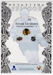 2025-26 Upper Deck Artifacts Artifacts Rookies Clear Cut #193 Rookie Rc Artyom Levshunov