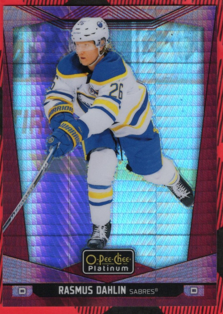 2024-25 Upper Deck O-Pee-Chee Platinum Red Prism #144 Rasmus Dahlin /199