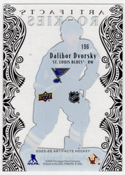 2025-26 Upper Deck Artifacts Artifacts Rookies Clear Cut #196 Rookie Rc Dalibor Dvorsky