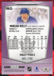 2024-25 Upper Deck O-Pee-Chee Platinum Violet Pixels #150 Morgan Reilly /299