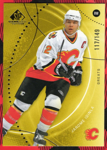 2025-26 Upper Deck Sp Game Used Gold Greats #146 Jarome Iginla /149