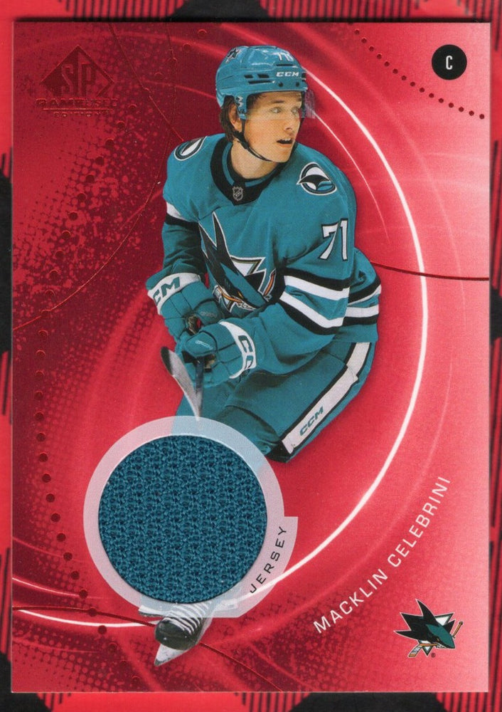2025-26 Upper Deck Sp Game Used Red Jersey #160 Macklin Celebrini