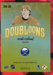 2025-26 Upper Deck Allure Doubloons Db-28 Rookie Rc Noah Ostlund