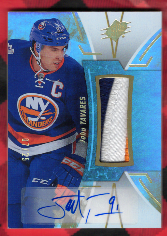 2016-17 Upper Deck Spx #28 Auto John Tavares /25