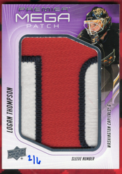2024-25 Upper Deck Premier Premier Mega Patch Pmp-Lt Logan Thompson /6