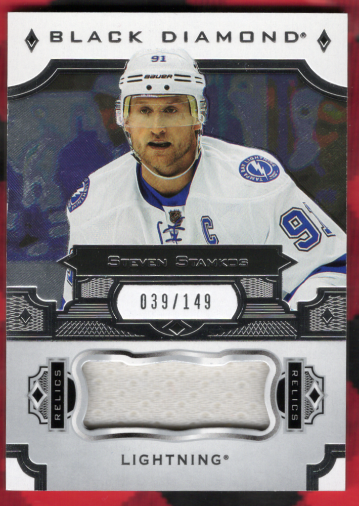 2017-18 Upper Deck Black Diamond Relics Bdb-Ss Steven Stamkos /149