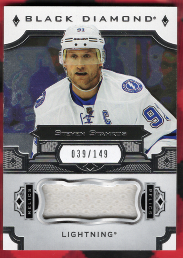 2017-18 Upper Deck Black Diamond Relics Bdb-Ss Steven Stamkos /149