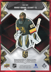 2019-20 Upper Deck Black Diamond Diamond Gallery Dg-Mf Marc-Andre Fleury
