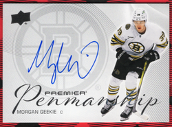 2024-25 Upper Deck Premier Penmanship Pen-Mg Auto Morgan Geekie