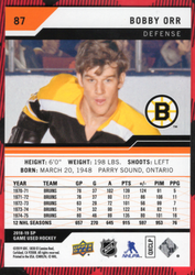 2018-19 Upper Deck Sp Game Used #87 Bobby Orr /239