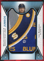 2017-18 Upper Deck Black Diamond Rookie Team Logo Jumbos Rtl-Ib Rookie Rc Ivan Barbashev