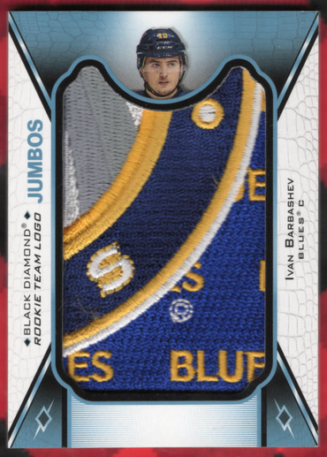 2017-18 Upper Deck Black Diamond Rookie Team Logo Jumbos Rtl-Ib Rookie Rc Ivan Barbashev