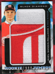 2025-26 Upper Deck Black Diamond Rookie Team Logo Jumbos Rtl-As Rookie Rc Axel Sandin-Pellikka