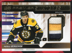 2019-20 Upper Deck Premier Premier Swatches Ps-Pb Patrice Bergeron /25