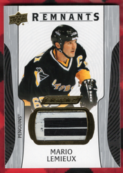 2025 Upper Deck Engrained Icons Remnants R-Ml Mario Lemieux /49