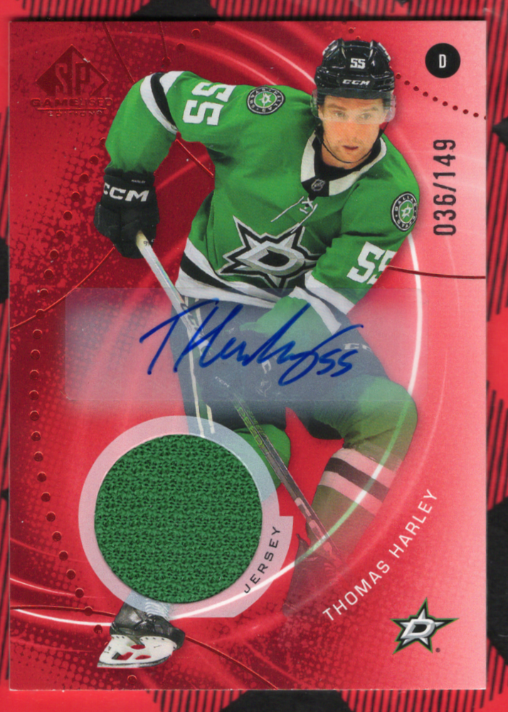 2025-26 Upper Deck Sp Game Used Red Autograph Jersey #112 Auto Thomas Harley /149
