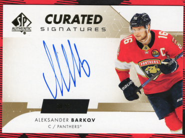 2022-23 Upper Deck Sp Authentic Curated Signatures Spc-Ab Auto Aeksander Barkov /99