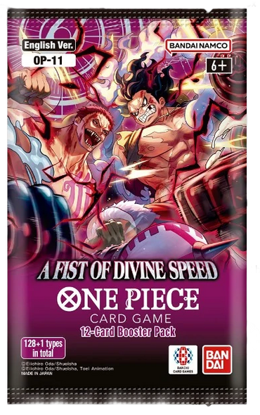 ONE PIECE CG OP-11 A FIST OF DIVINE SPEED BOOSTER PACK