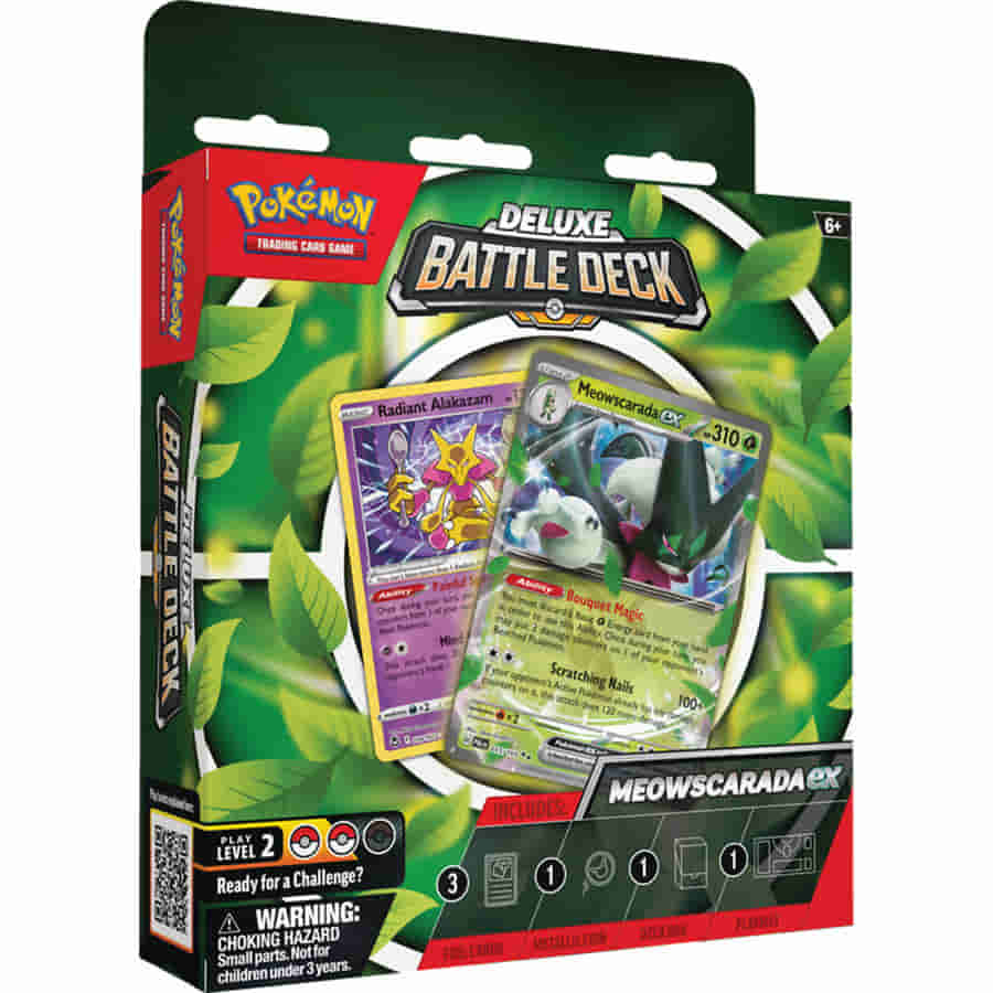 POKEMON DELUXE BATTLE DECKS MEOWSCARADA/QUAQUAVAL