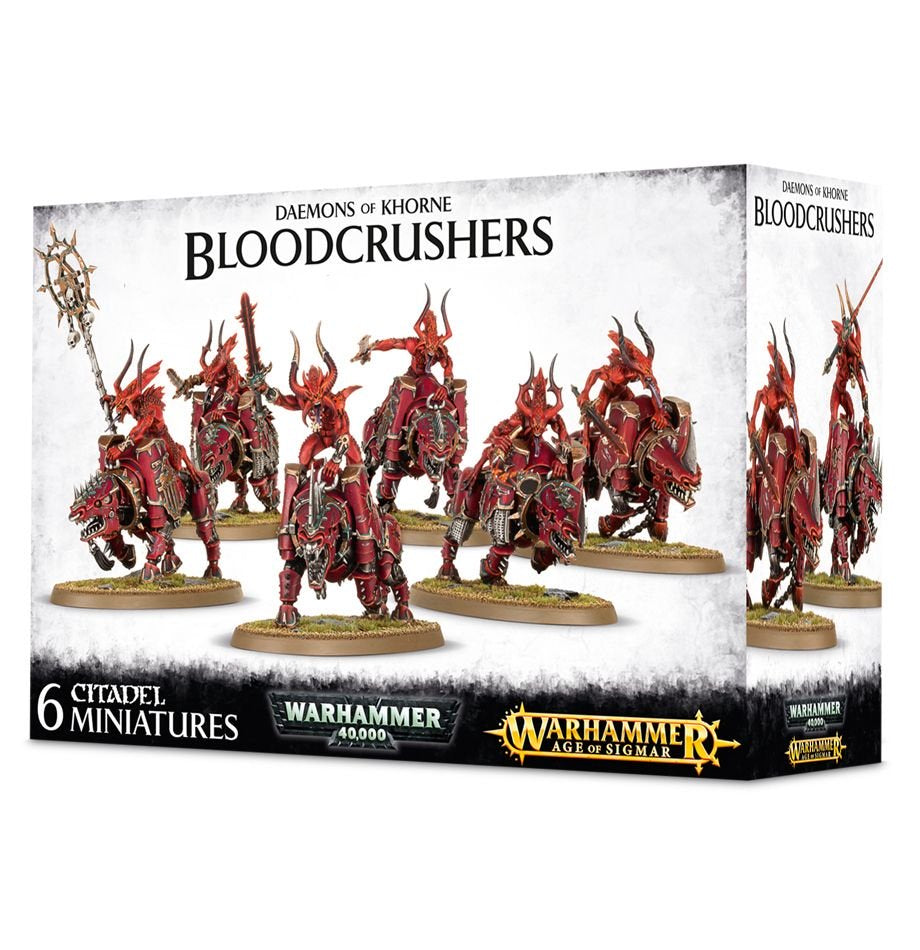 WARHAMMER 40,000 DAEMONS OF KHORNE BLOODCRUSHERS