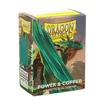 DRAGON SHIELD SLEEVES DUAL MATTE POWER AND COPPER 100CT
